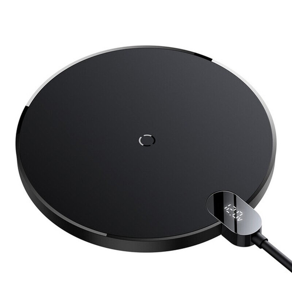Безжично зарядно устройство, 15 W - Baseus (CCED000001) - черно