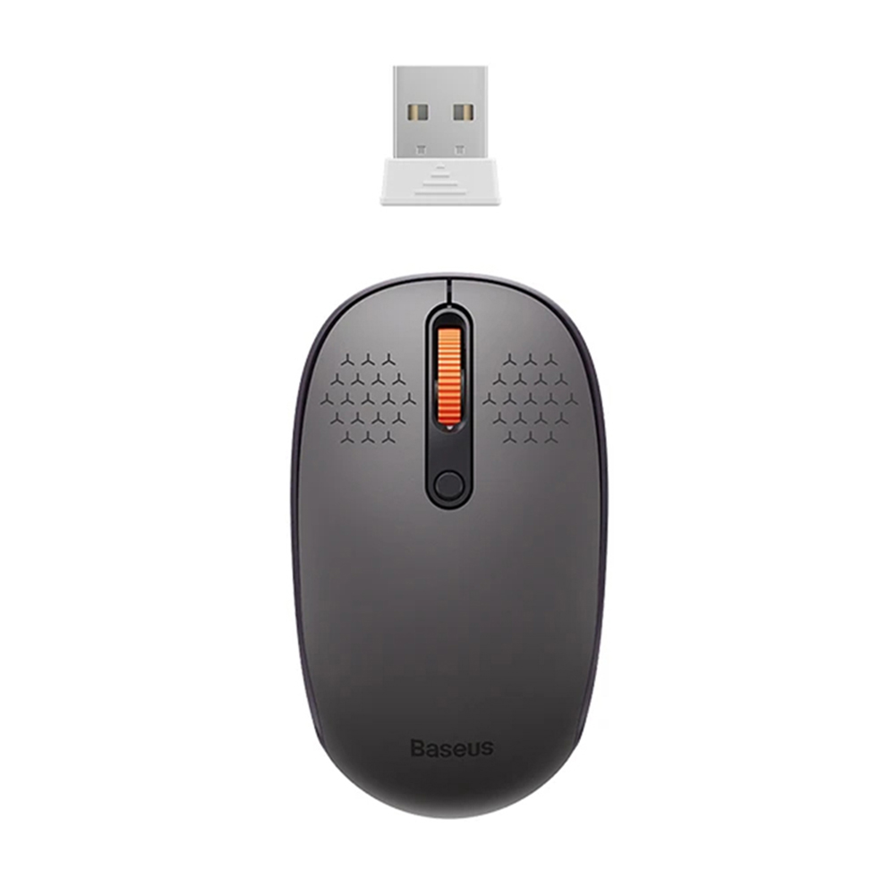 Мишка Fara Fir BT5.0 BT5.0, 2.4G, 1600 DPI - Baseus F01B (B01055503833-00) - матирано сиво