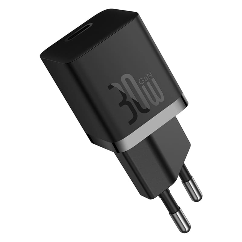 Char Charger Type-C, Fast Charging, GaN, 30W - Baseus (CCGN070401) - Черно