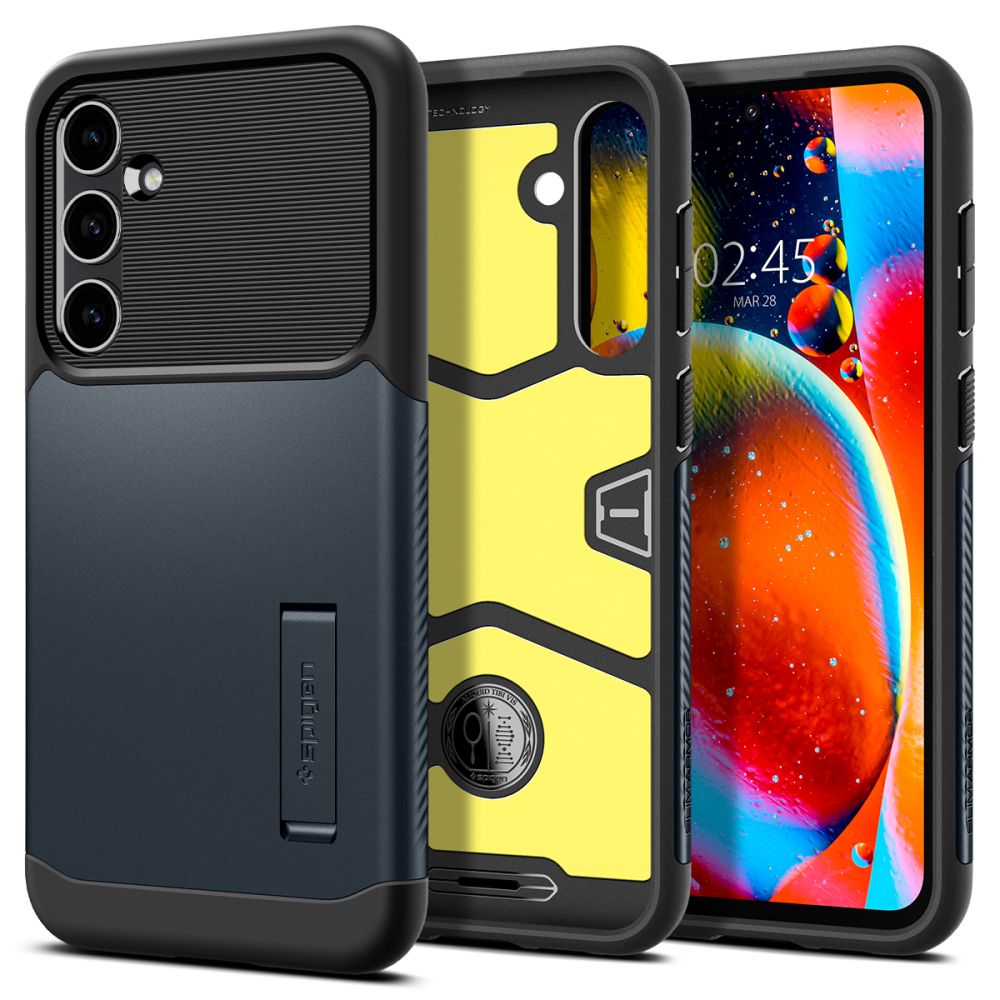 Калъф за Samsung Galaxy S23 FE (ACS06378) - Spigen Slim Armor - Metal Slate
