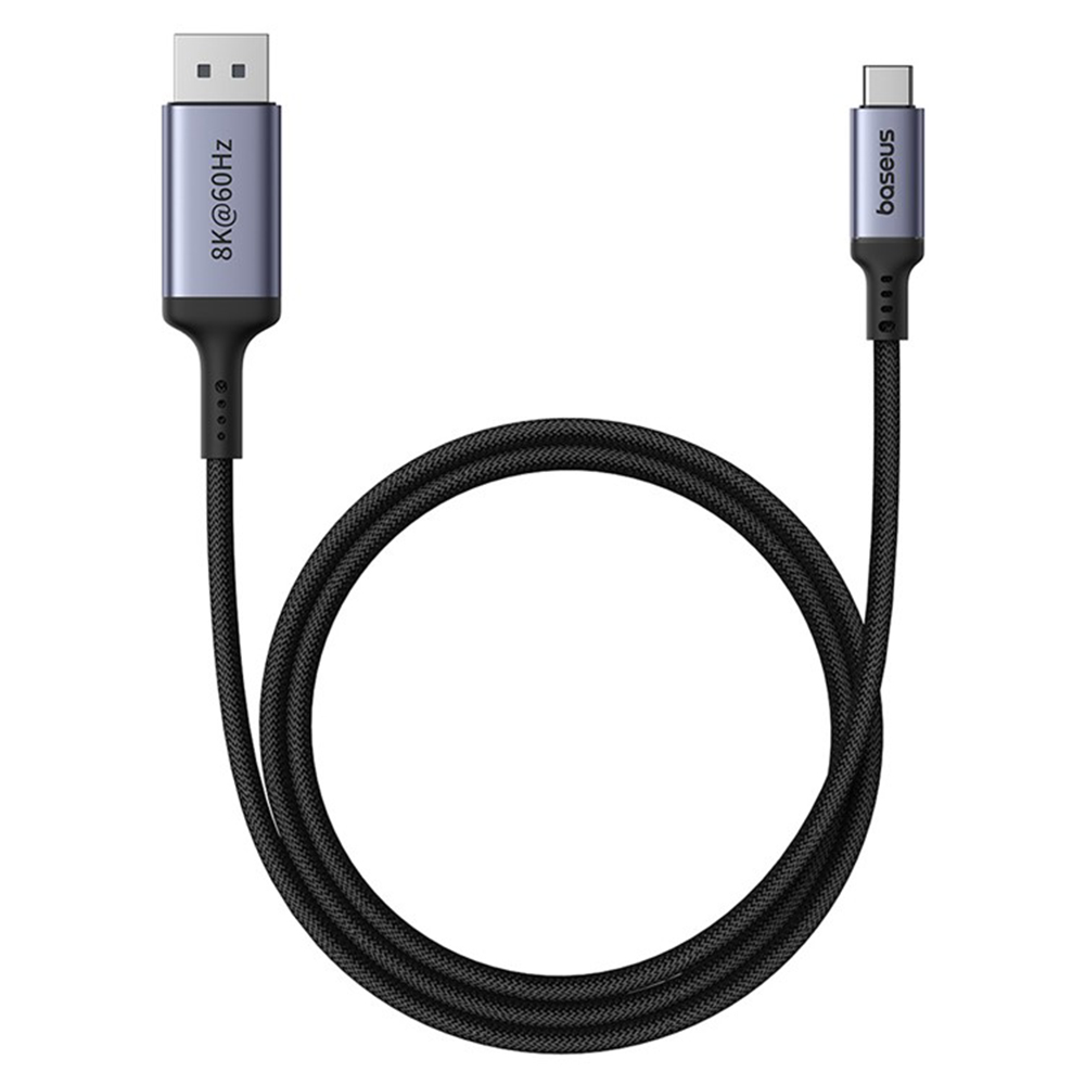 Кабел Type-C към DisplayPort 8K, 1,5 м - Baseus High Definition Series (B006337070D111-00) - Черен