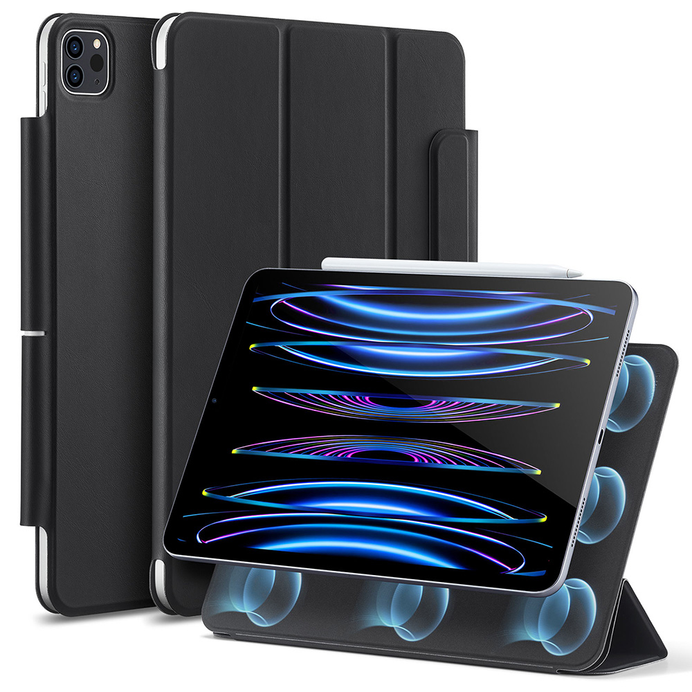 Калъф за iPad Pro 11 (2018 / 2020 / 2021 / 2022) - ESR Rebound Magnetic - Здрав черен