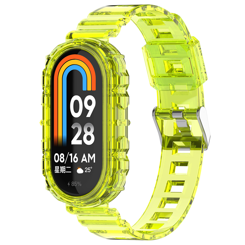 Каишка за Xiaomi Mi Band 8 / 8 NFC - Techsuit Watchband (W017) - Жълт