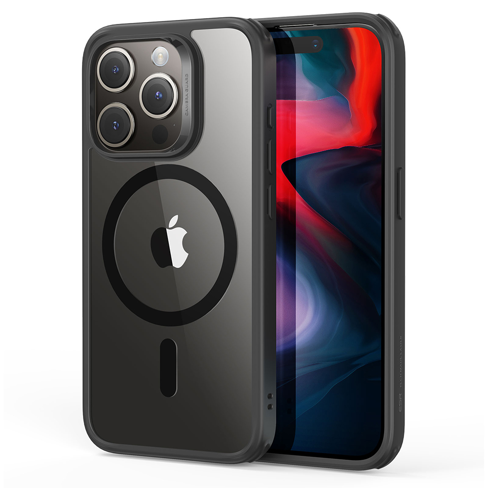 Калъф за iPhone 15 Pro Max - ESR Classic Classic Hybrid HaloLock - Прозрачен Dark Тъмносин