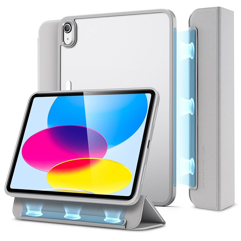 Калъф за iPad 10 (2022) 10.9 / 11 (2025) - ESR Ascend Hybrid - Сив