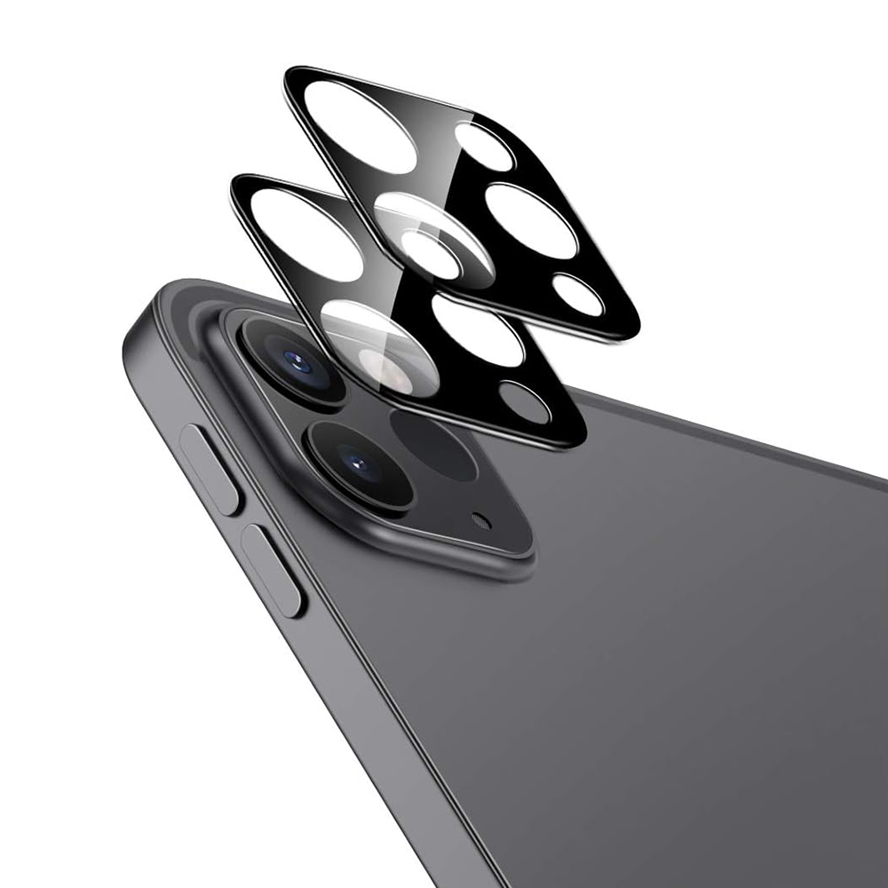 Филм за камера за iPad Pro 11 / 12.9 (2024 / 2022 / 2021 / 2020) / 13 (2024) (комплект 2) - ESR протектор за обектива на камерата - Черен