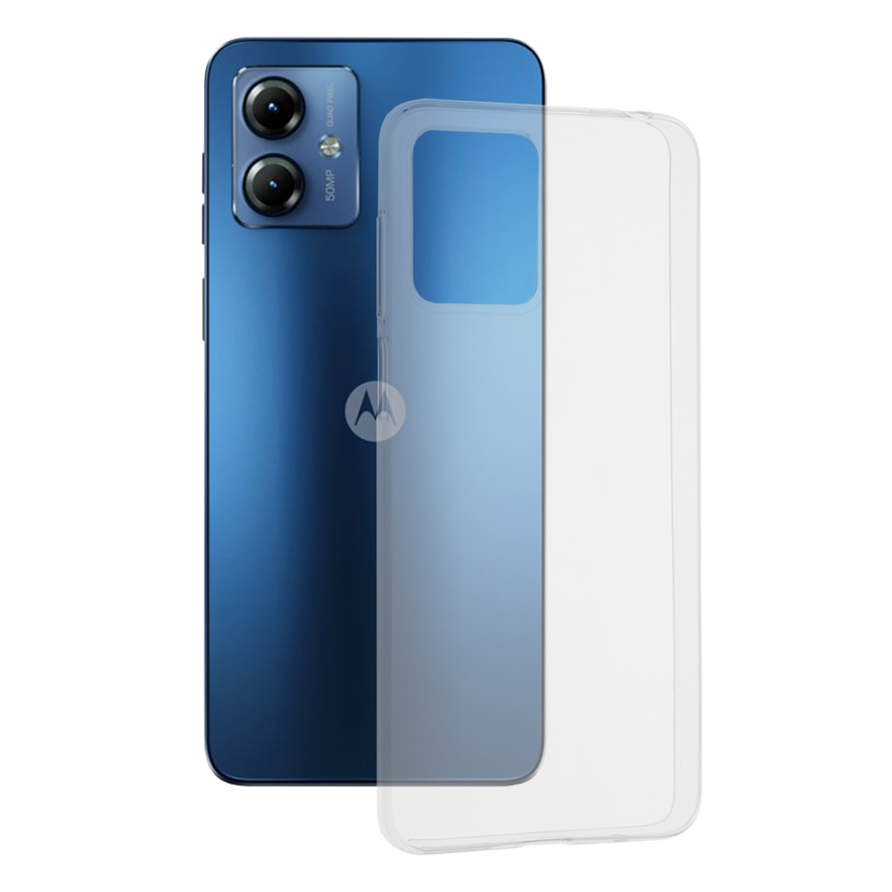 Калъф за Motorola Moto G14 - Techsuit Прозрачен Silicone - Прозрачен
