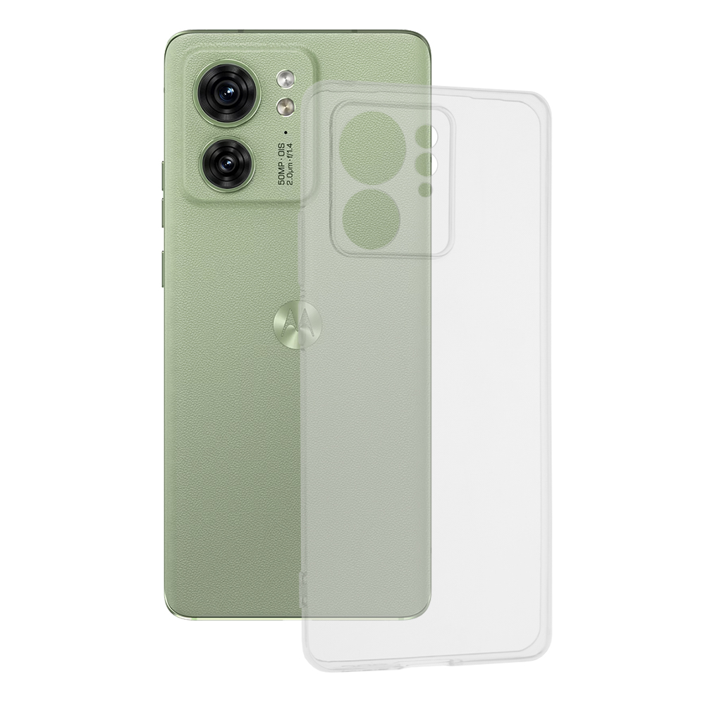 Калъф за Motorola Edge 40 / Edge (2023) - Techsuit Прозрачен Silicone - Прозрачен