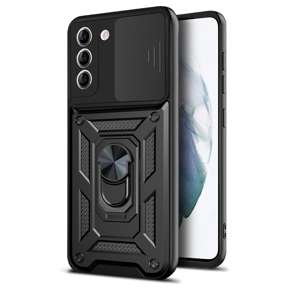Калъф за Samsung Galaxy S21 Plus 5G - Techsuit CamShield Series - Черен