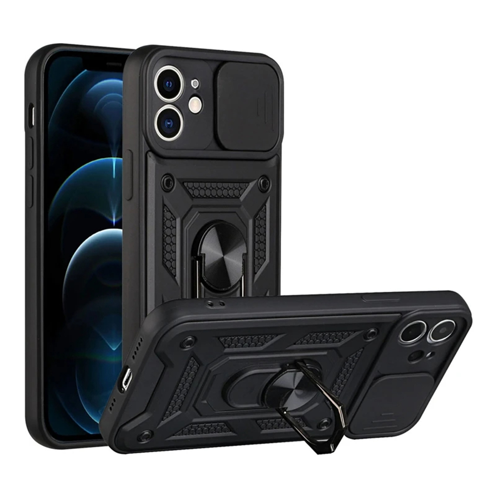Калъф за iPhone 11 - Techsuit CamShield Series - Черен