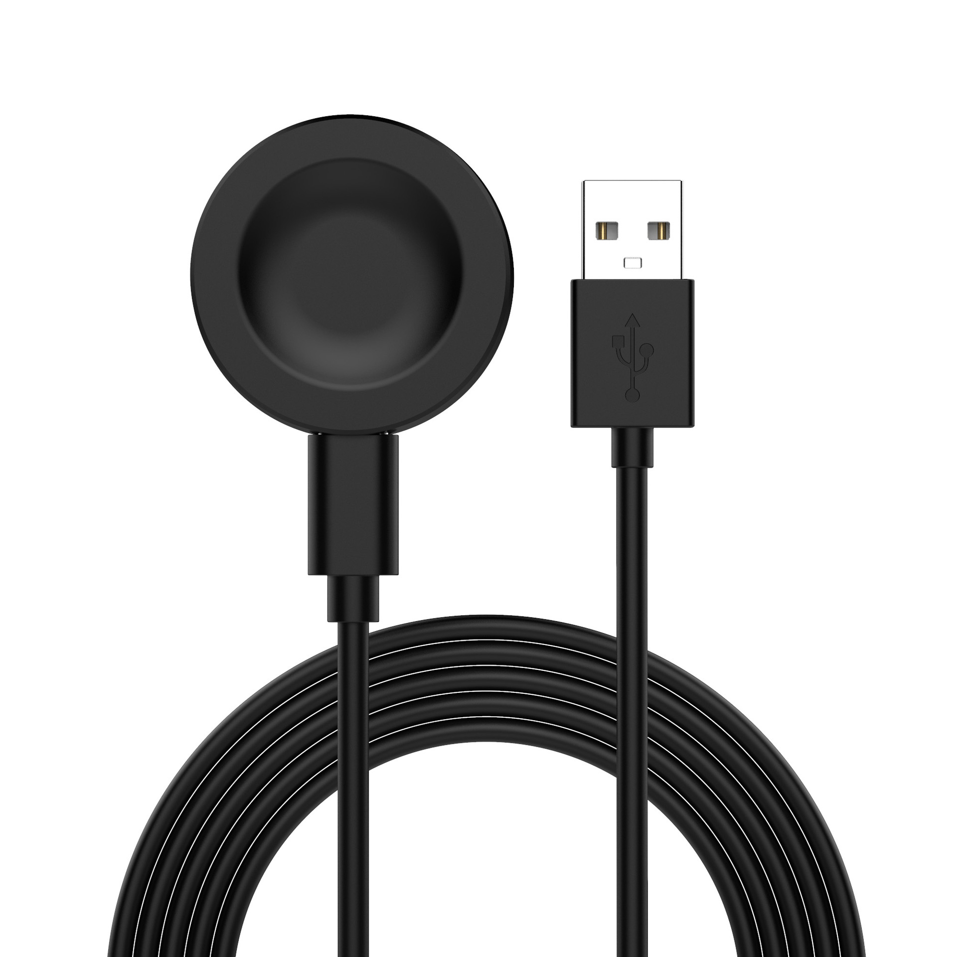 Безжично зарядно за Huawei Watch 4/4 Pro/GT4/Honor 4 Pro, USB, 10W - Techsuit (THC2) - Черно
