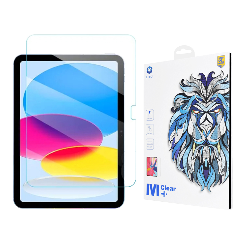 Капак за iPad 10 (2022) 10.9 / 11 (2025) - Lito 2.5D Classic Glass - Прозрачен