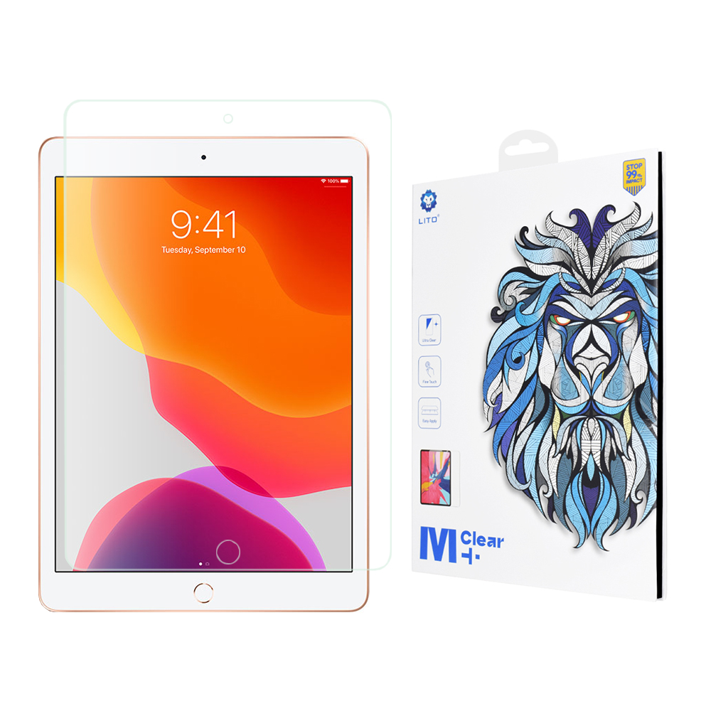Капак за Apple iPad 10.2 (2021/2020/2019) - Lito 2.5D Classic Glass - Прозрачен