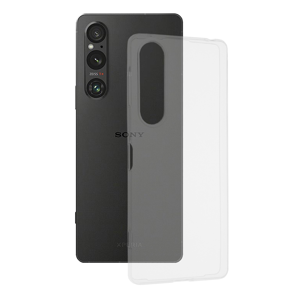 Калъф за Sony Xperia 1 V - Techsuit Прозрачен Silicone - Прозрачен