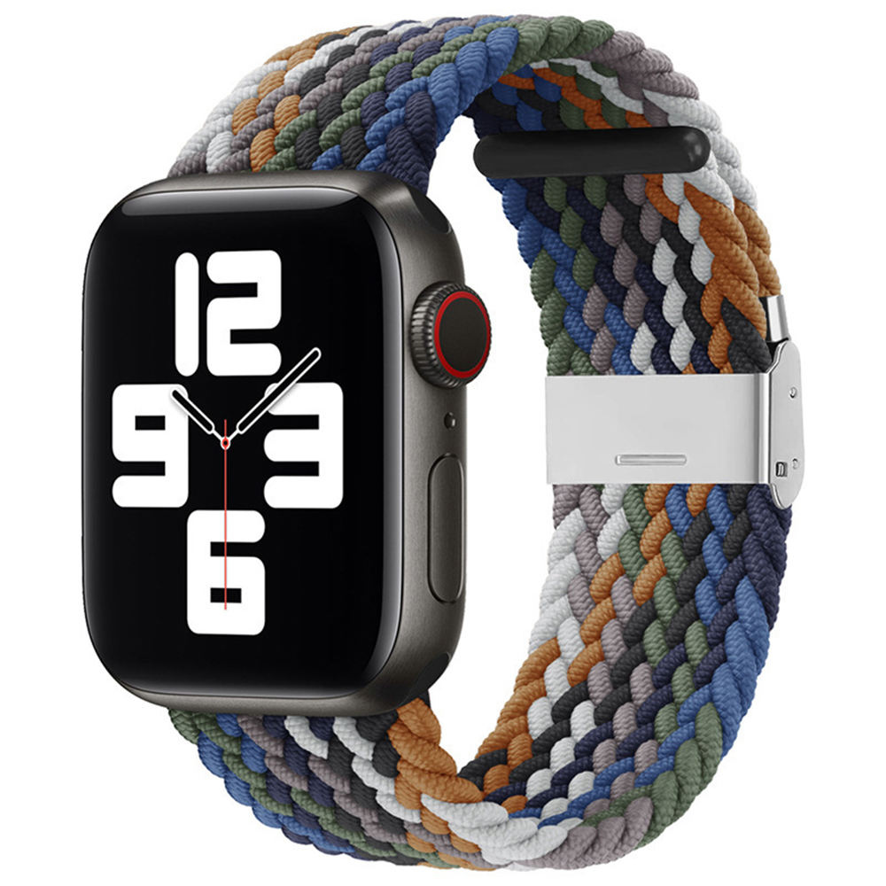 Каишка за Apple Watch 1/2/3/3/4/4/5/5/5/6/6/7/8/7/8/9/9/10/10/11/SE/SE 2/SE 3 (38/40/41/42 мм) - Каишка за часовник Techsuit (W032) - Каубойско зелено