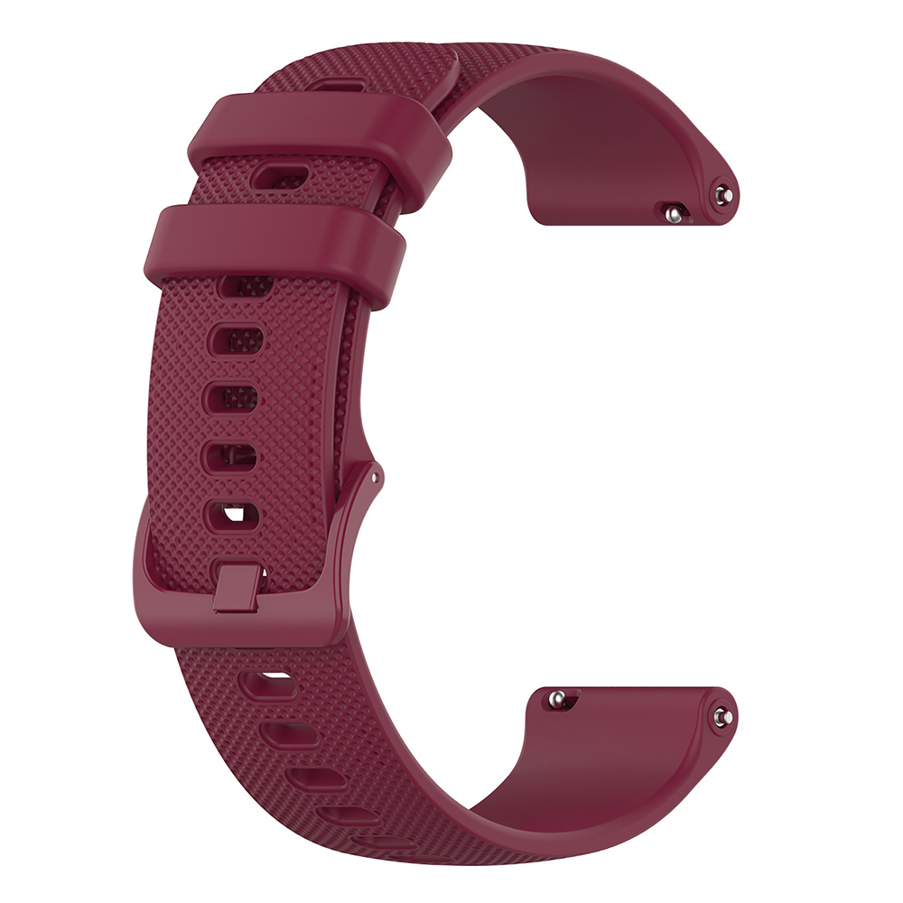 Каишка за Samsung Galaxy Watch 4/5/Active 2, Huawei Watch GT 3 (42mm)/GT 3 Pro (43mm) - Techsuit Watchband 20mm (W006) - Бордо