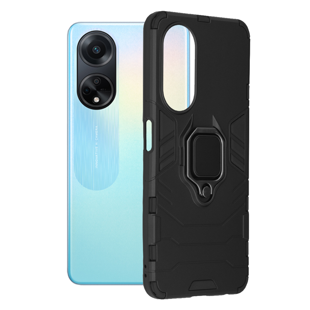 Калъф за Oppo A98 5G - Techsuit Silicone Shield - Черен