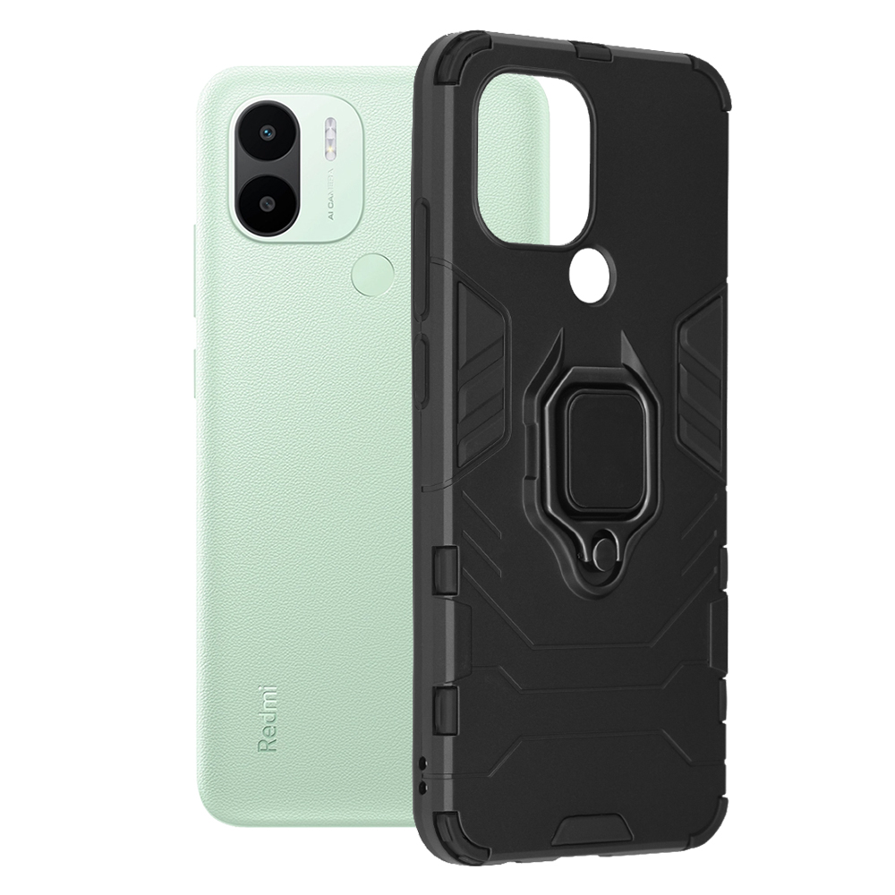 Калъф за Xiaomi Redmi A1+ / A2+ - Techsuit Silicone Shield - Черен