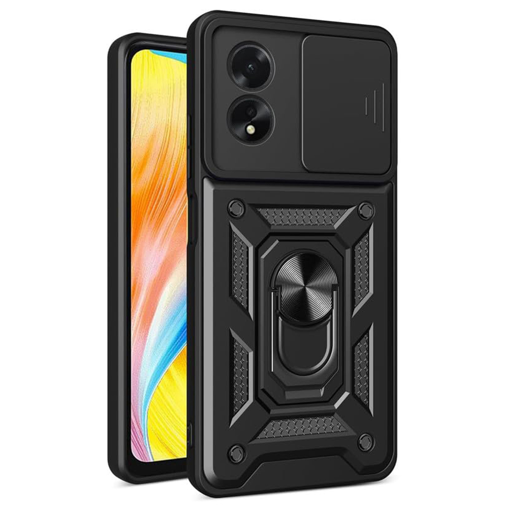 Калъф за Oppo A58 4G - Techsuit CamShield Series - Черен