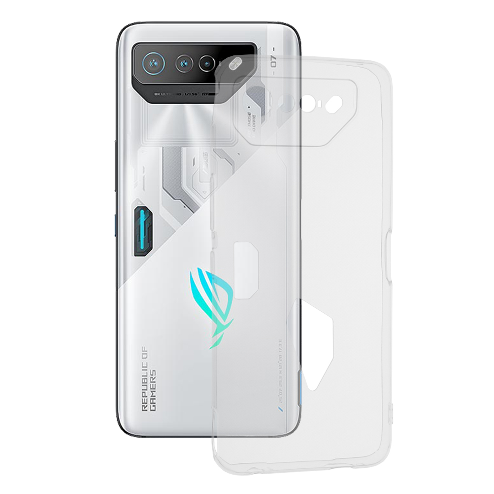 Калъф за Asus ROG Phone 7 - Techsuit Прозрачен Silicone - Прозрачен