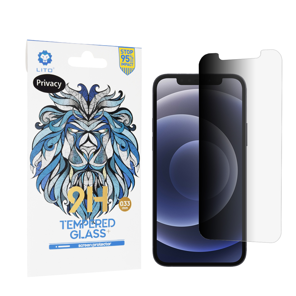 Калъф за iPhone 12 / iPhone 12 Pro - Lito 2.5D Classic Glass - Privacy