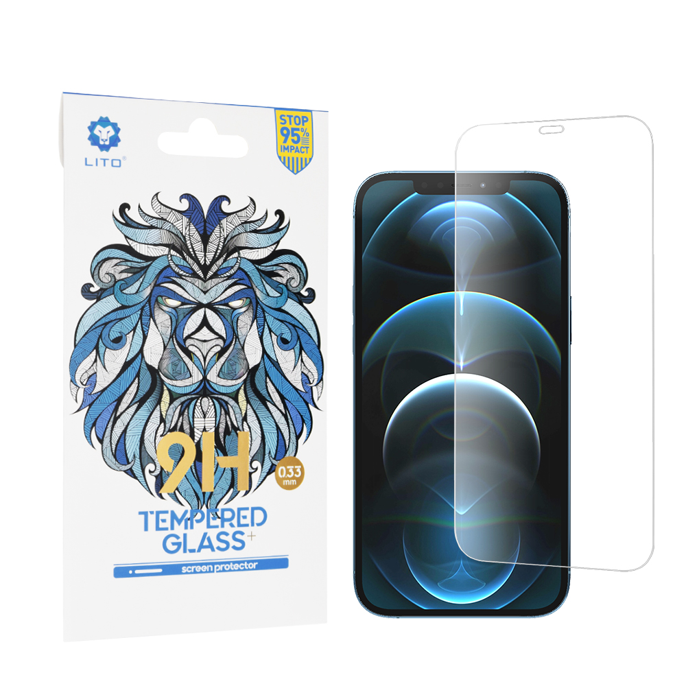 Калъф за iPhone 12 Pro Max - Lito 2.5D Classic Glass - Прозрачен