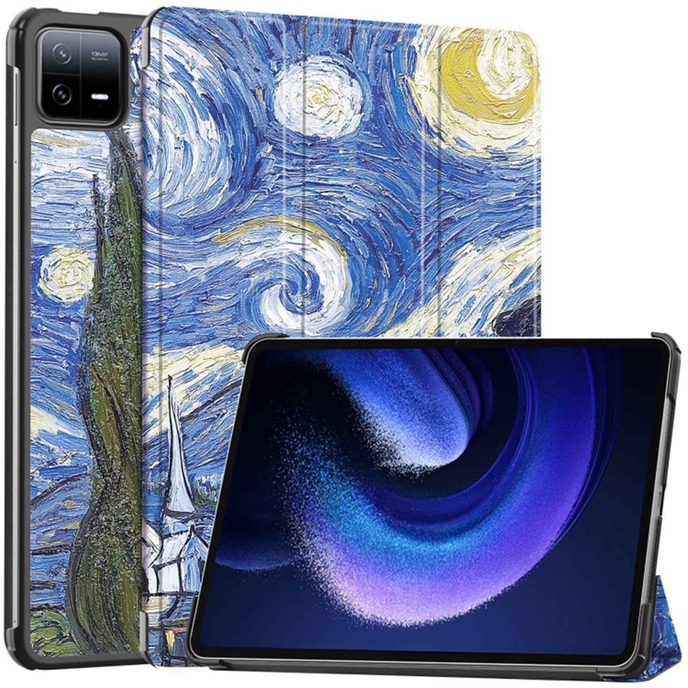 Калъф за Xiaomi Pad 6 / Pad 6 Pro - Techsuit FoldPro - Starry Night