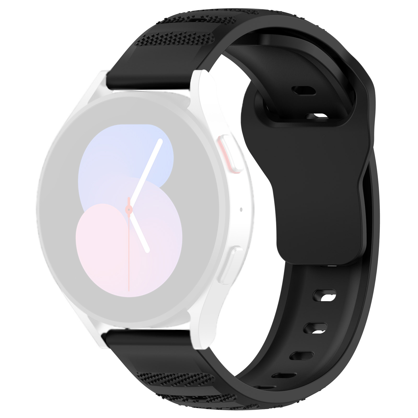 Каишка за Huawei Watch GT 2 (46mm)/GT 2 Pro/GT 3 Pro (46mm)/Ultimate, Xiaomi Watch S1 - Techsuit Watchband (W050) - Черен
