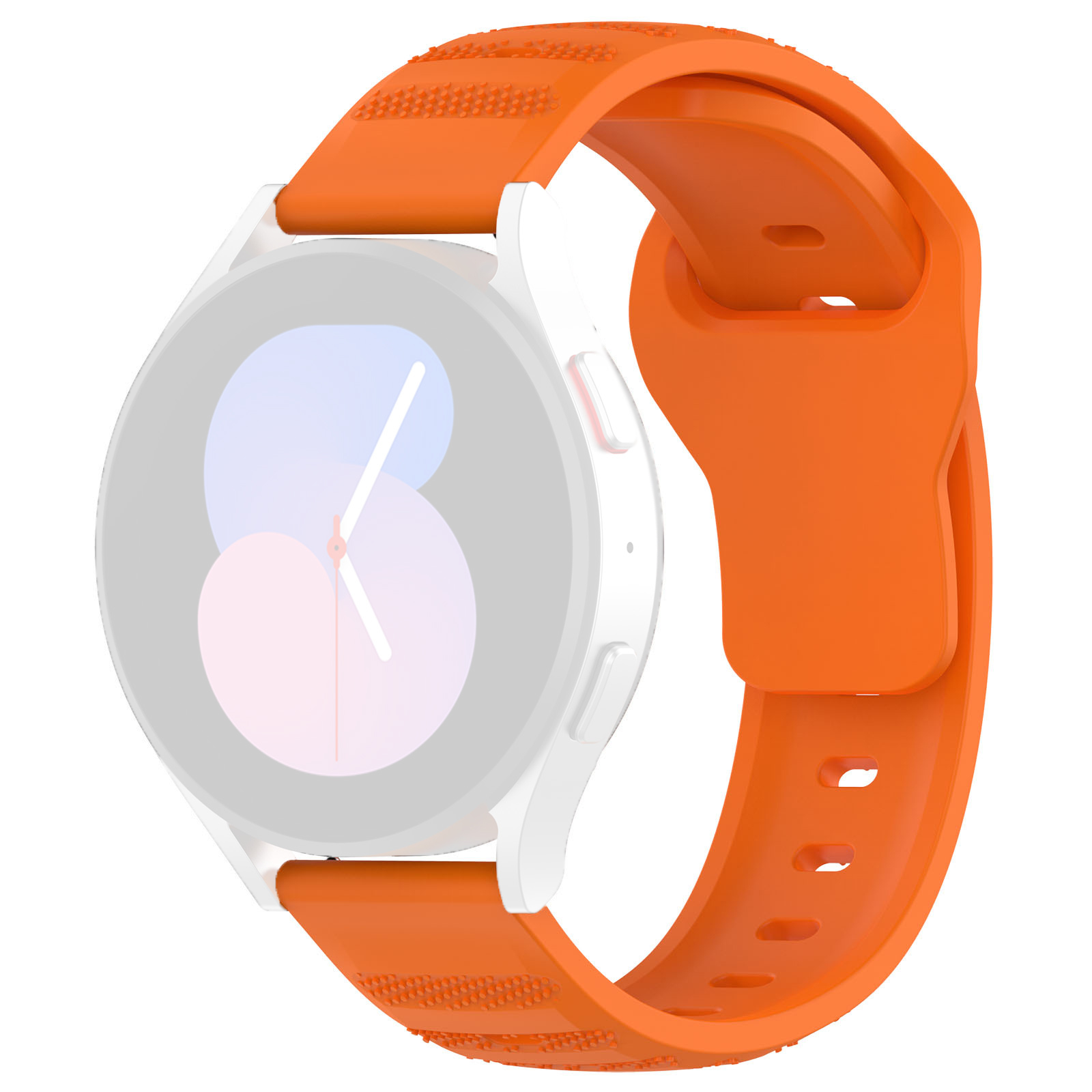 Каишка за Samsung Galaxy Watch 4/5/Active 2, Huawei Watch GT 3 (42mm)/GT 3 Pro (43mm) - Techsuit Watchband (W050) - Оранжев