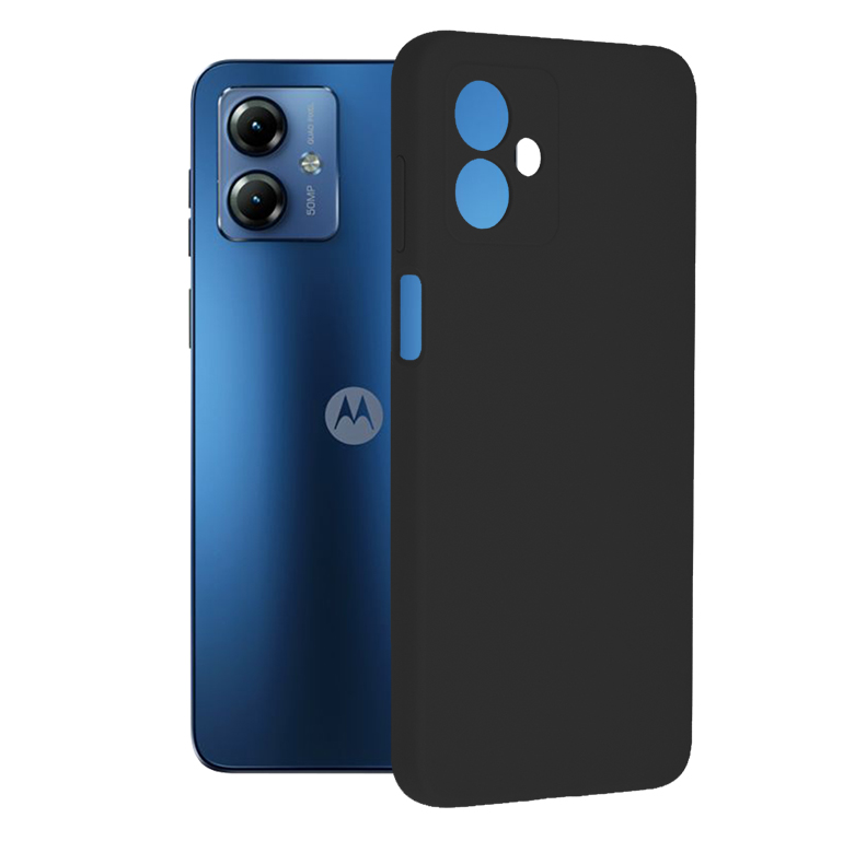 Калъф за Motorola Moto G14 - Techsuit Soft Edge Silicone - Черен