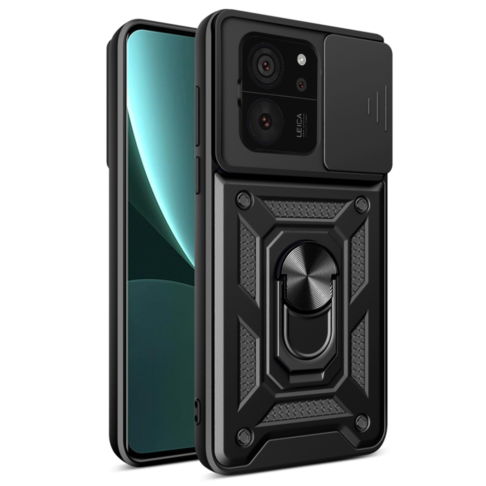Калъф за Xiaomi 13T / 13T Pro - Techsuit CamShield Series - Черен