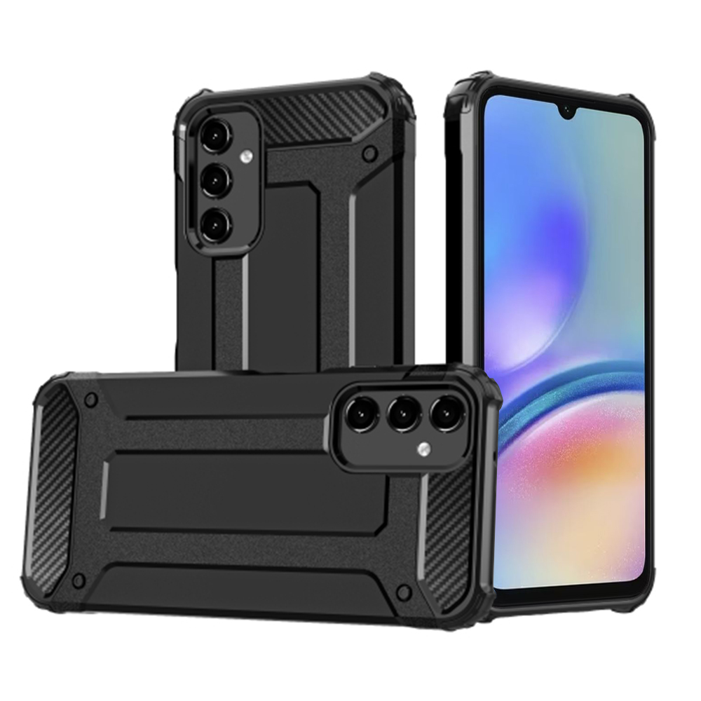 Калъф за Samsung Galaxy A05s - Techsuit Hybrid Armor - Черен