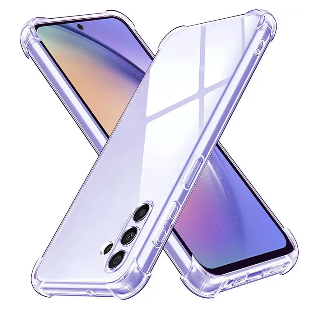 Калъф за Samsung Galaxy A54 - Techsuit Shockproof Прозрачен Silicone - Прозрачен