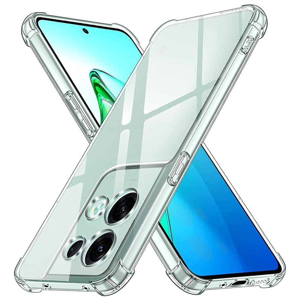 Калъф за Oppo Reno8 Pro - Techsuit Shockproof Прозрачен Silicone - Прозрачен