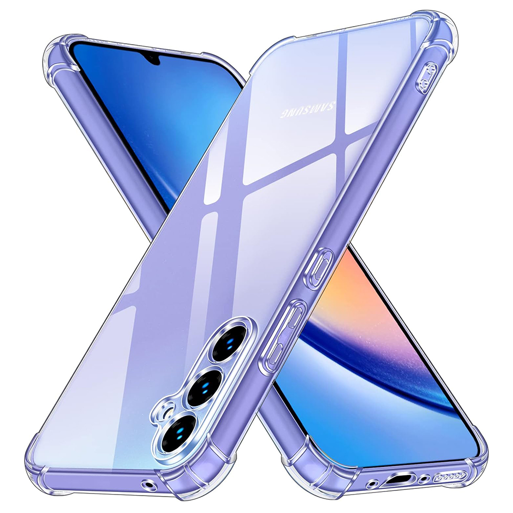 Калъф за Samsung Galaxy A34 5G - Techsuit Shockproof Прозрачен Silicone - Прозрачен