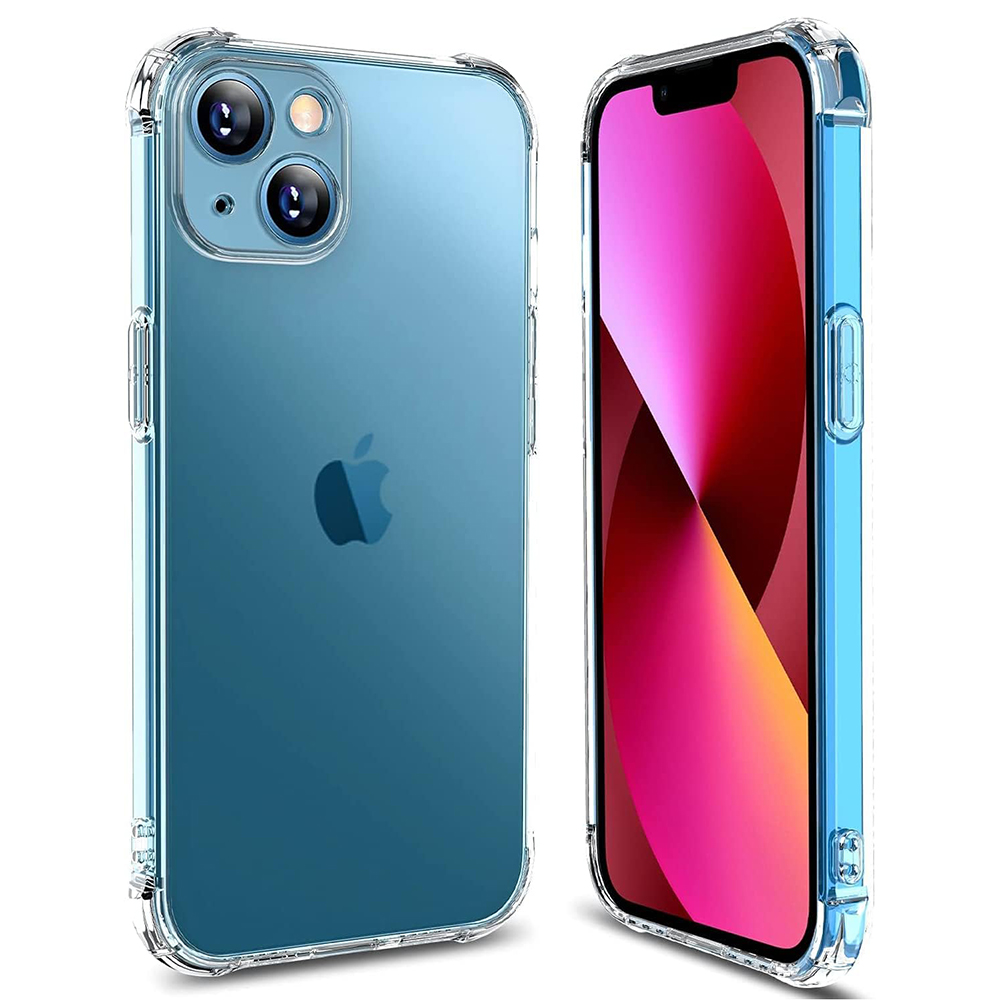 Калъф за iPhone 14 - Techsuit Shockproof Прозрачен Silicone - Прозрачен