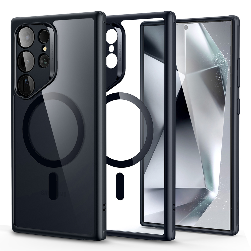 Калъф за Samsung Galaxy S24 Ultra - ESR Classic Classic Hybrid HaloLock - Прозрачен Черен