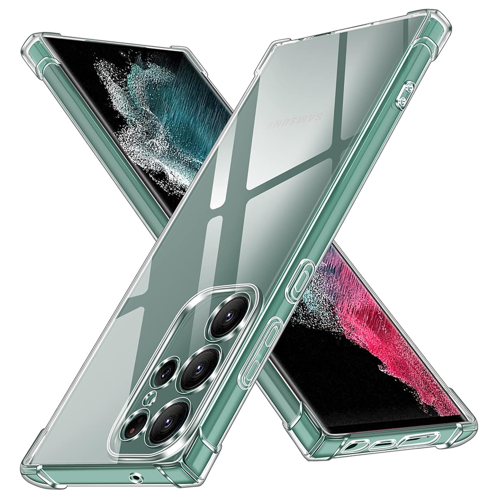 Калъф за Samsung Galaxy S22 Ultra 5G - Techsuit Shockproof Прозрачен Silicone - Прозрачен