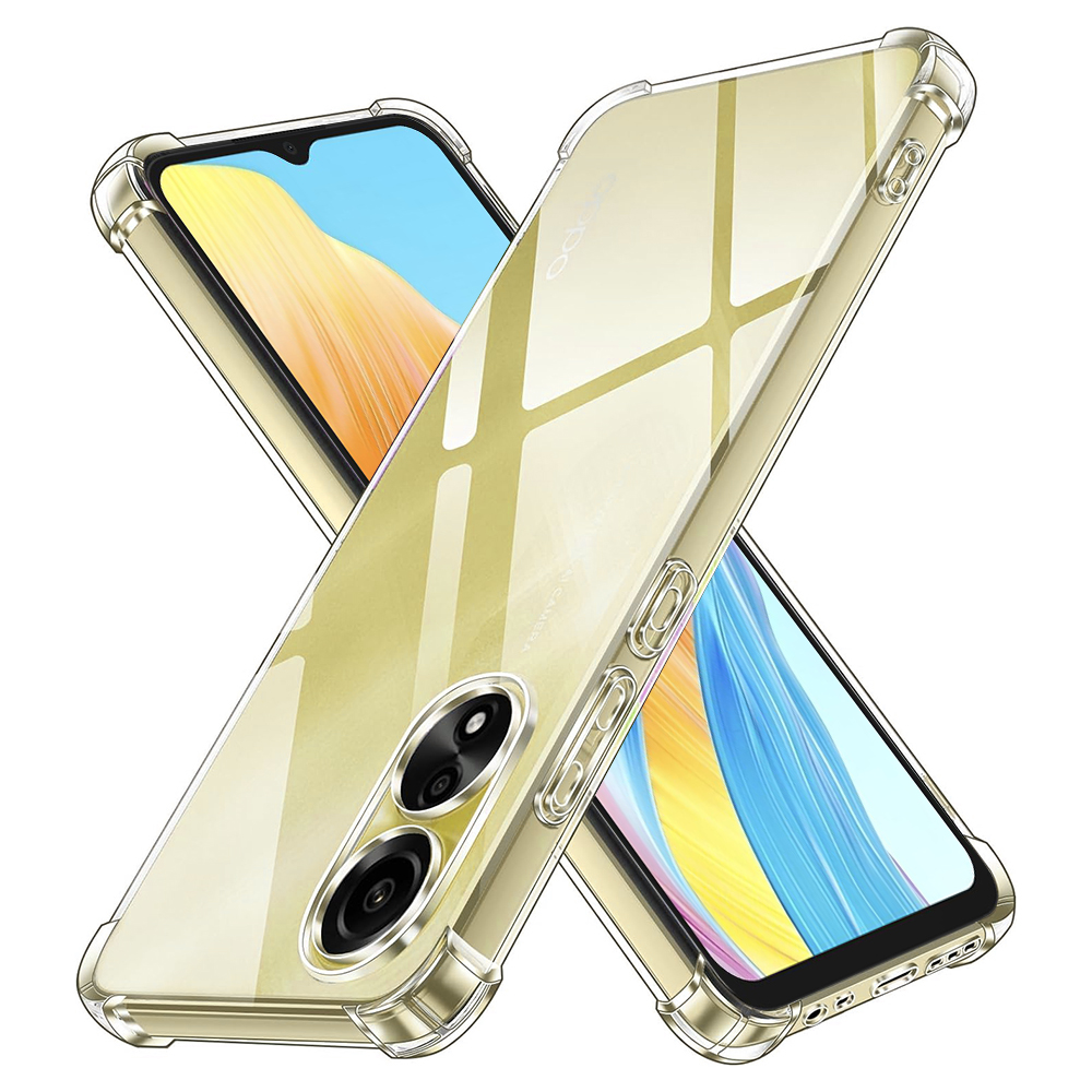Калъф за Oppo A38 / A18 - Techsuit Shockproof Прозрачен Silicone - Прозрачен