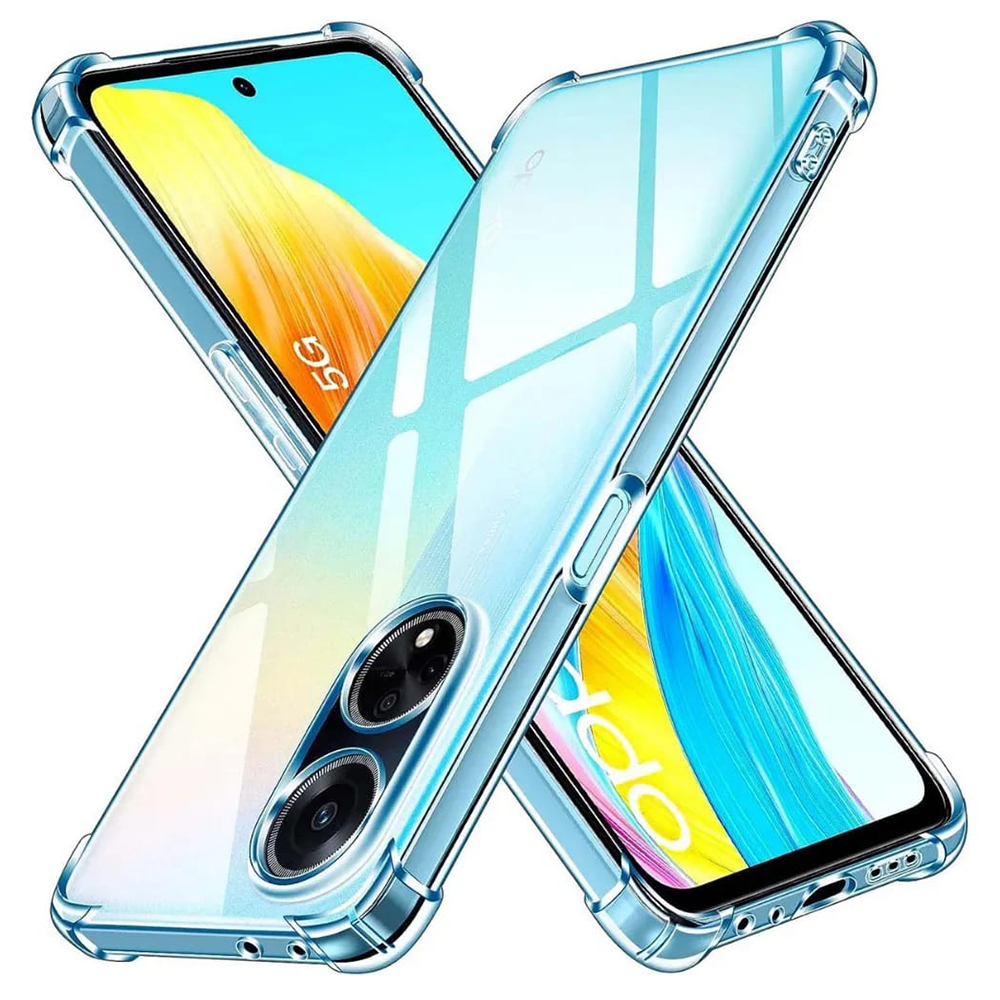 Калъф за Oppo A98 5G - Techsuit Shockproof Прозрачен Silicone - Прозрачен