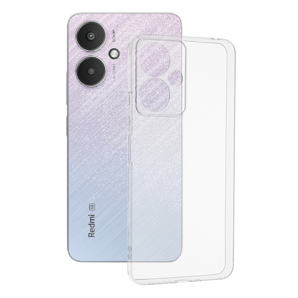 Калъф за Xiaomi Redmi 13C 5G - Techsuit Прозрачен Silicone [Camera Protection] - Прозрачен