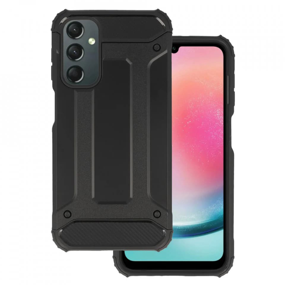 Калъф за Samsung Galaxy A25 5G - Techsuit Hybrid Armor - Черен