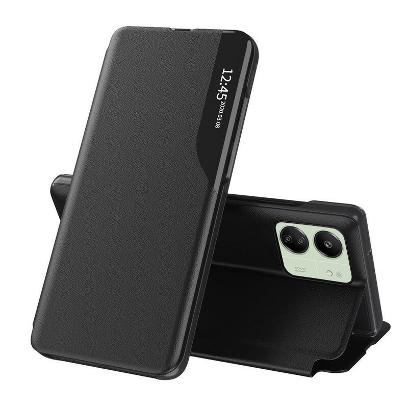Калъф за Xiaomi Redmi 13C 4G / Redmi 13C 5G / Poco C65 - Techsuit eFold Series - Черен