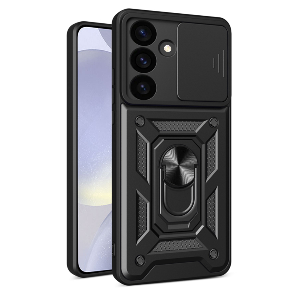 Калъф за Samsung Galaxy S24 - Techsuit CamShield Series - Черен
