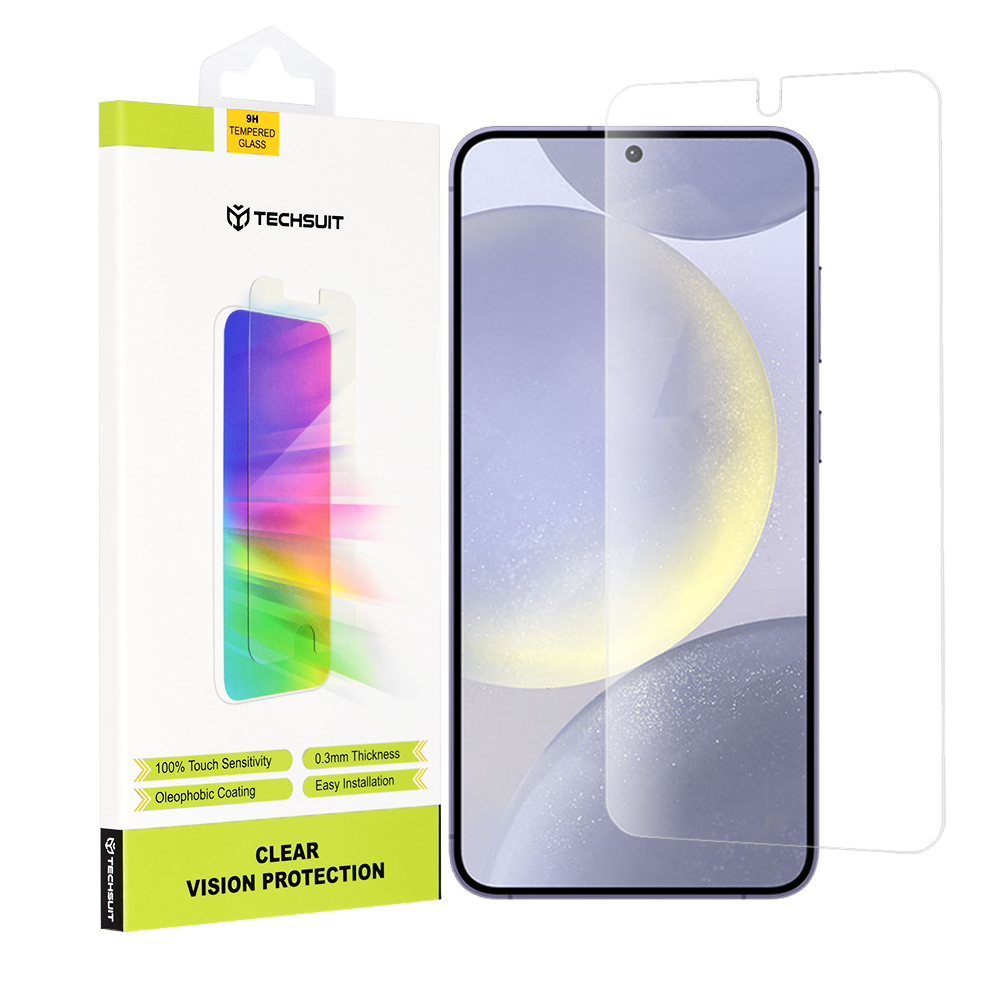 Капак за Samsung Galaxy S24 Plus - Techsuit Прозрачен Vision Glass - Прозрачен