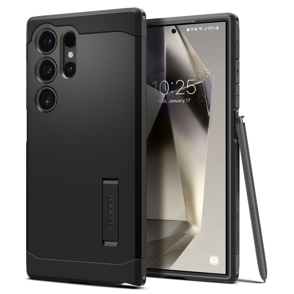 Калъф за Samsung Galaxy S24 Ultra - Spigen Tough Armor (ACS07300) - Черен