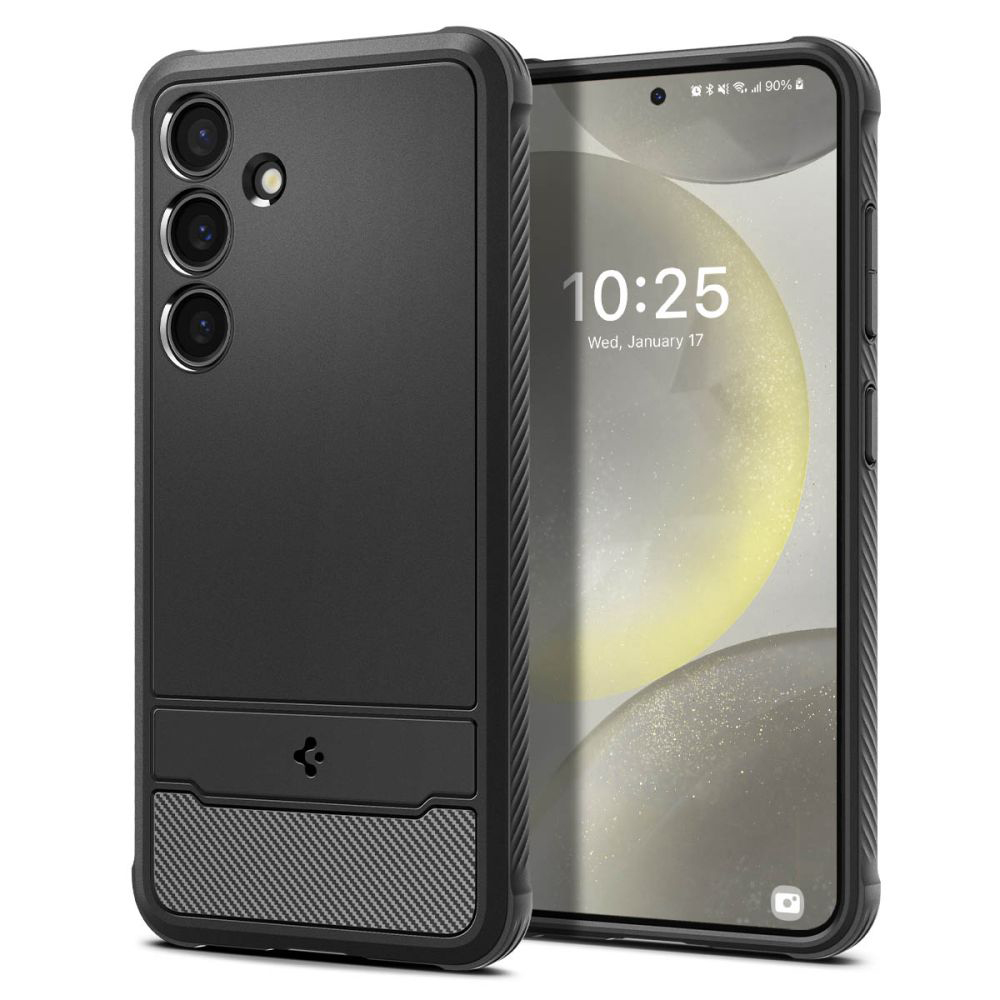 Калъф за Samsung Galaxy S24 - Spigen Rugged Armor (ACS07346) - Черен