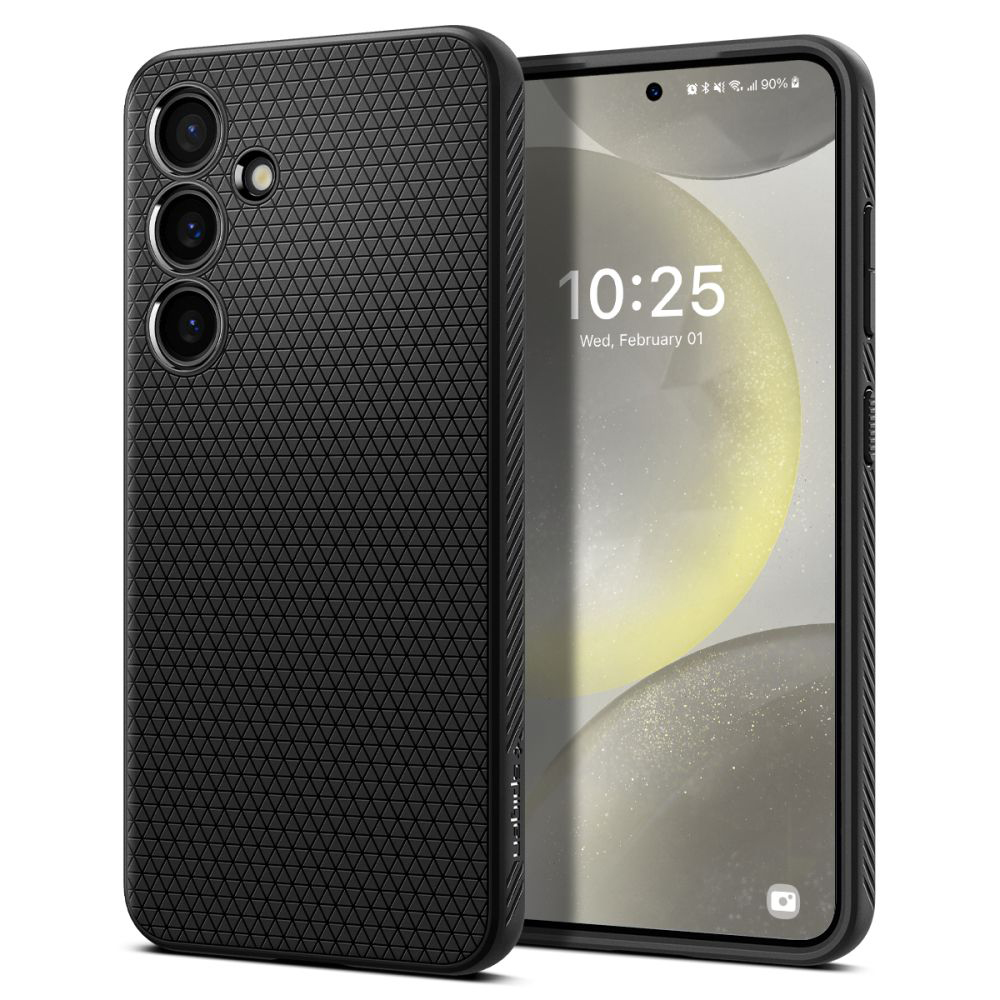 Калъф за Samsung Galaxy S24 - Spigen Liquid Air (ACS07347) - Черен мат