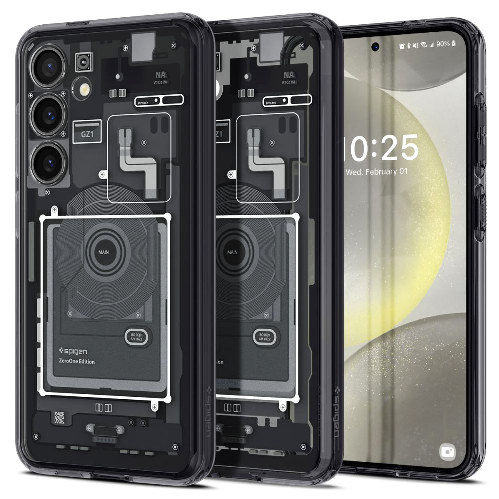 Калъф за Samsung Galaxy S24 - Spigen Ultra Hybrid Zero One (ACS07350) - Черен мат