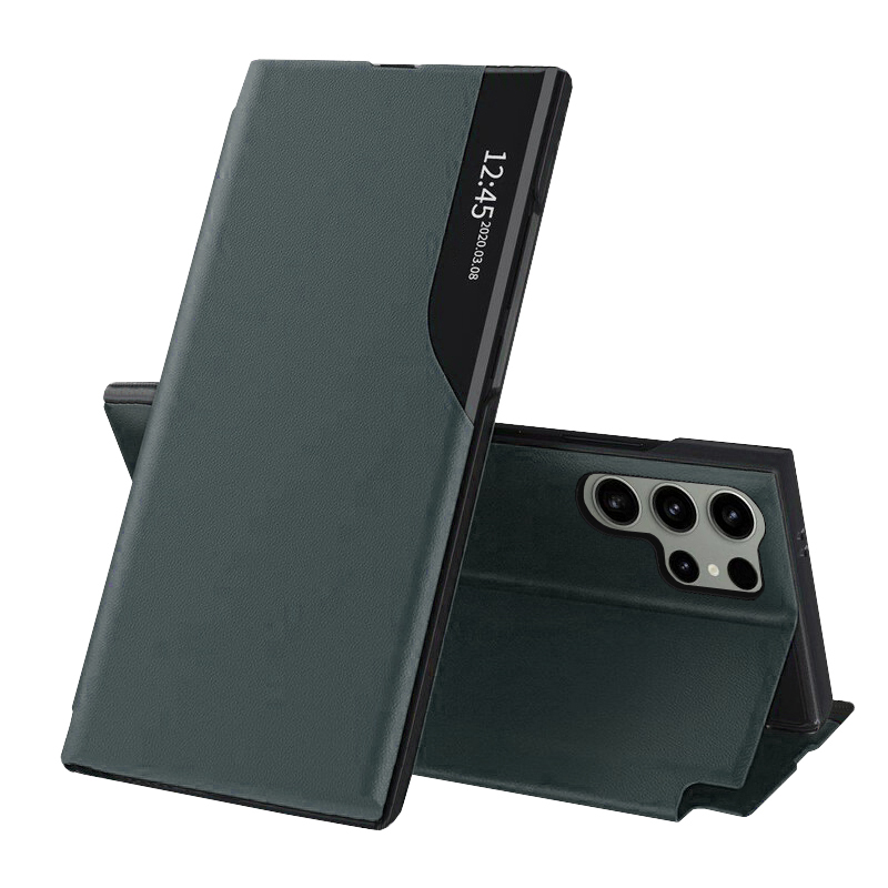 Калъф за Samsung Galaxy S24 Ultra - Techsuit eFold Series - Тъмнозелен